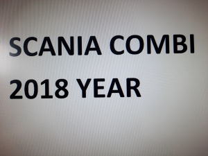 0649 - SCANIA - COMBI - 2018 YEAR 